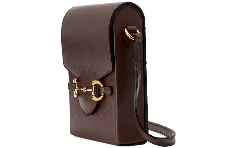 (WMNS) Gucci Button1955 SeriesClutch Single Shoulder Bag mini Brown 625615-0YK0G-2528 - Shoulder Bags