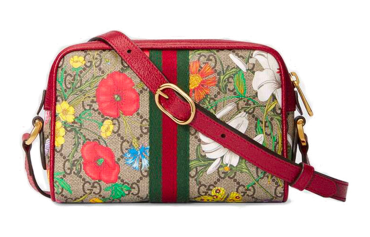 (WMNS) GUCCI Ophidia SeriesGG floral Clutch Single Shoulder Bag mini 517350-92YBC-8722 - Shoulder Bags