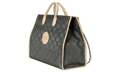 (WMNS) GUCCI Logo PatternPrint Off The GridSeries Tote HandholdBag DarkGray 630353-H9HAN-1263 - Handbag