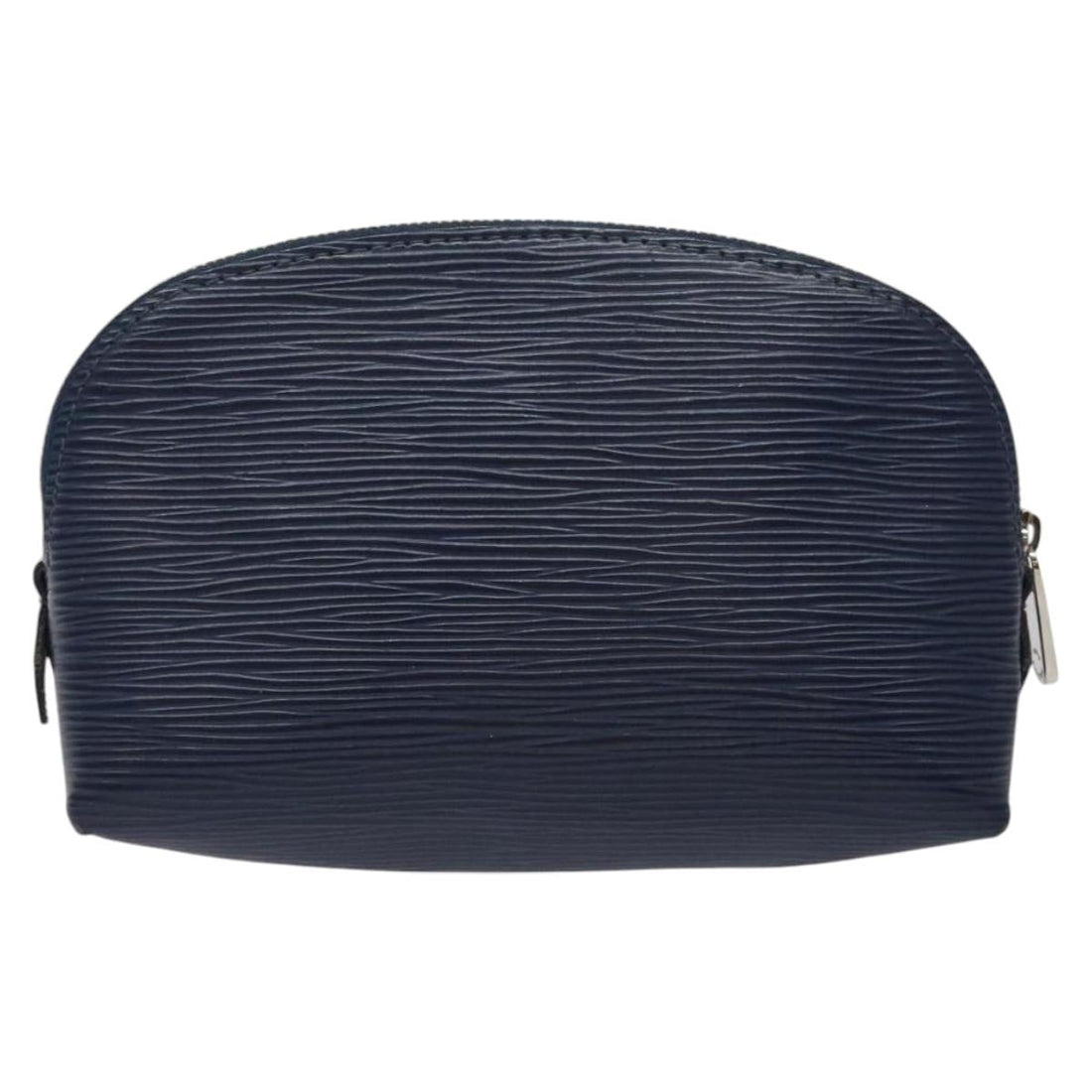 Louis Vuitton Cosmetic Pouch Navy Leather Clutch Bag (Pre-Owned) - Womens > Womens Handbags > Womens Clutches & Evening Bags