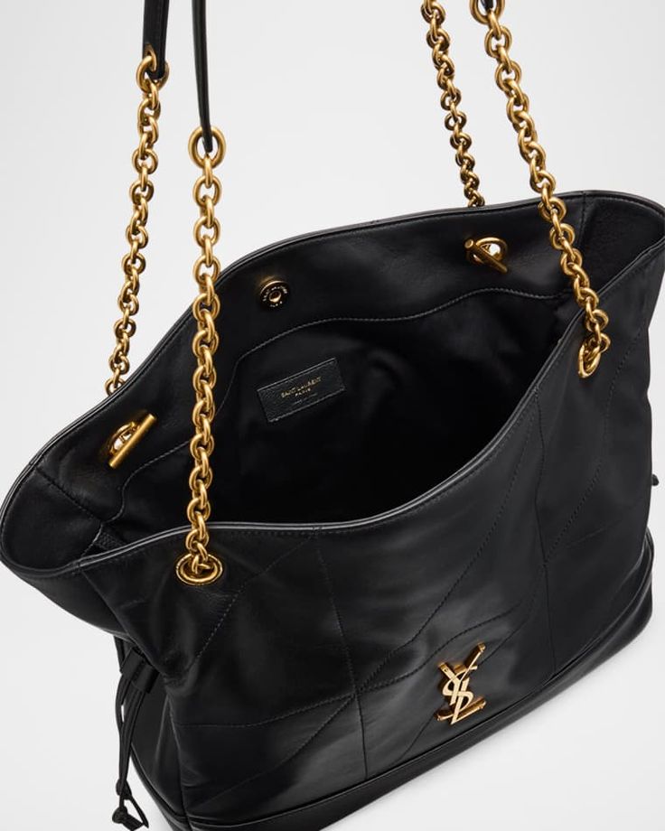 YSL SAINT LAURENT Chain Leather Shoulder Bag