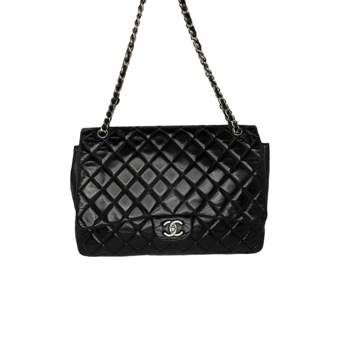 Chanel Lambskin Quilted Maxi Classic Single Flap Black - Handbags, Wallets & Cases
