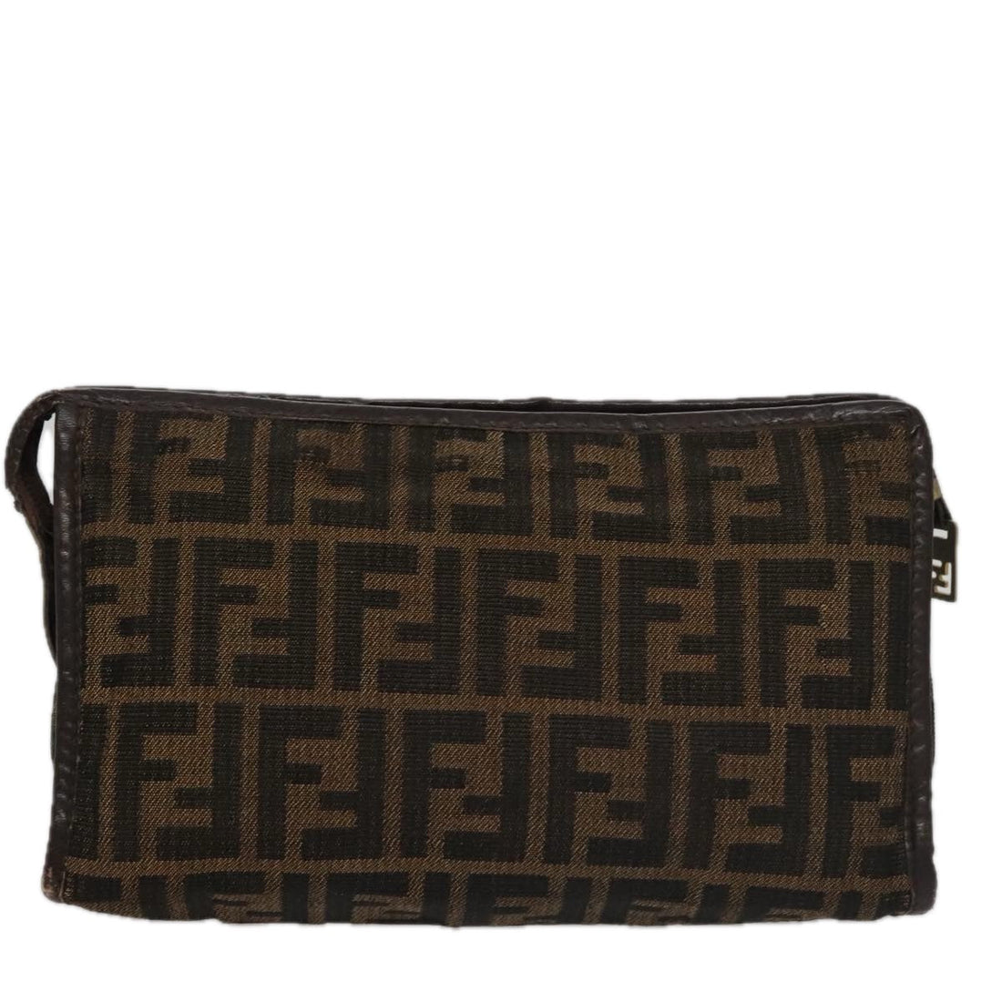 Fendi Zucca Brown Canvas Clutch Bag () - Handbags, Wallets & Cases