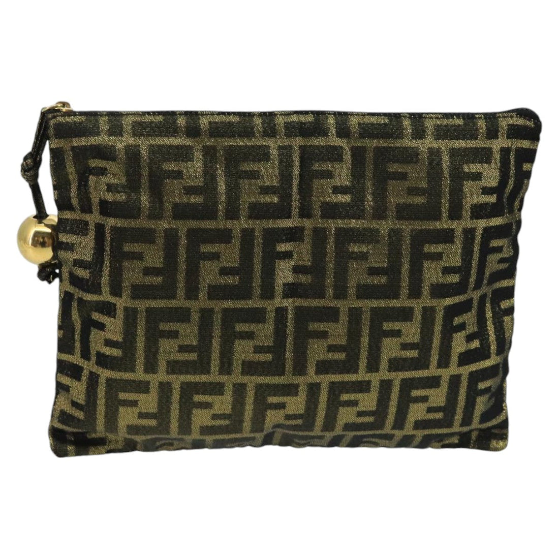 Fendi Brown Canvas Clutch Bag () - Handbags, Wallets & Cases
