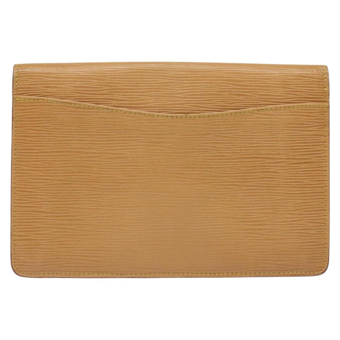Louis Vuitton Montaigne Beige Leather Clutch Bag (Pre-Owned) - Womens > Womens Handbags > Womens Clutches & Evening Bags