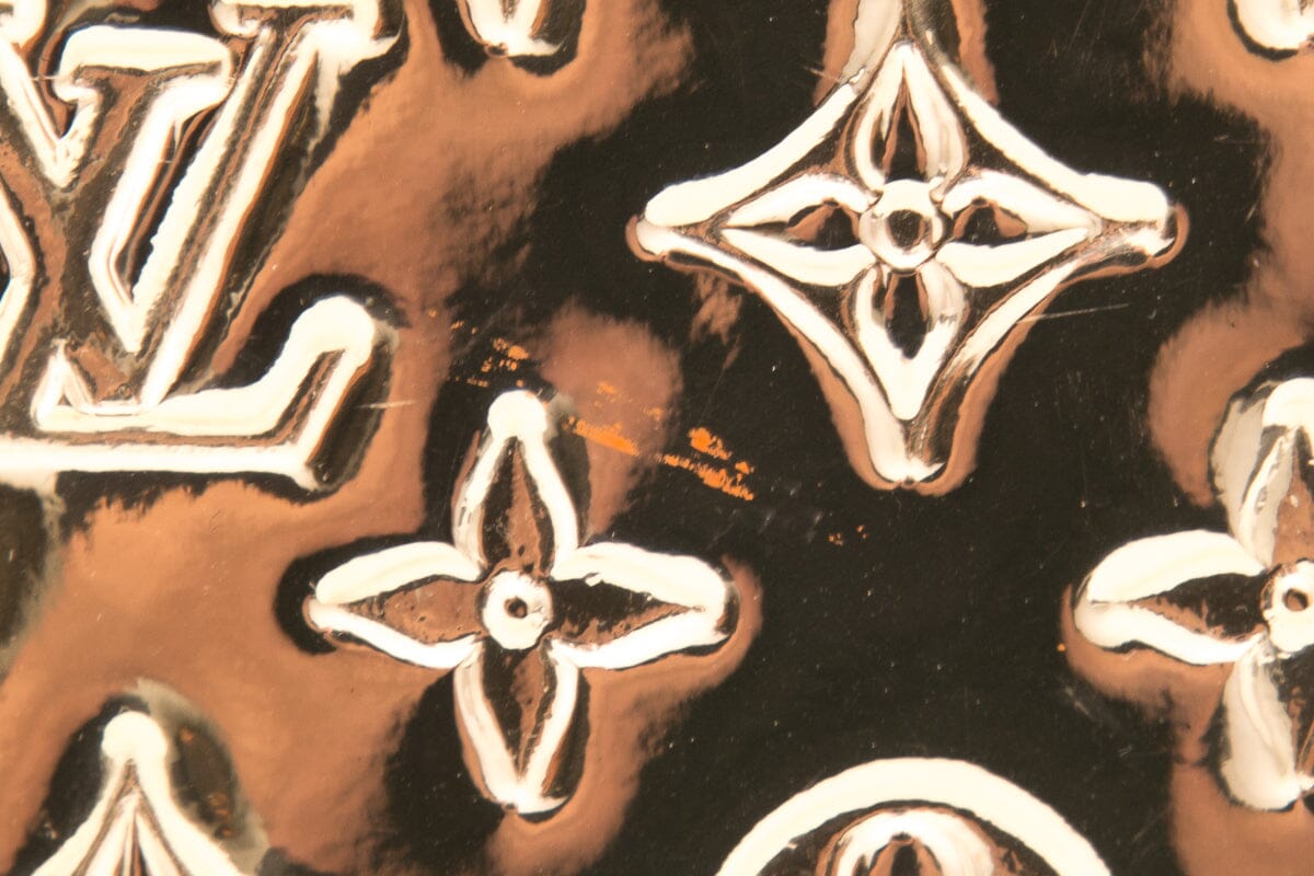 Louis Vuitton Gold Monogram Mirror PVC Top Handle Tote - Handbag - 4