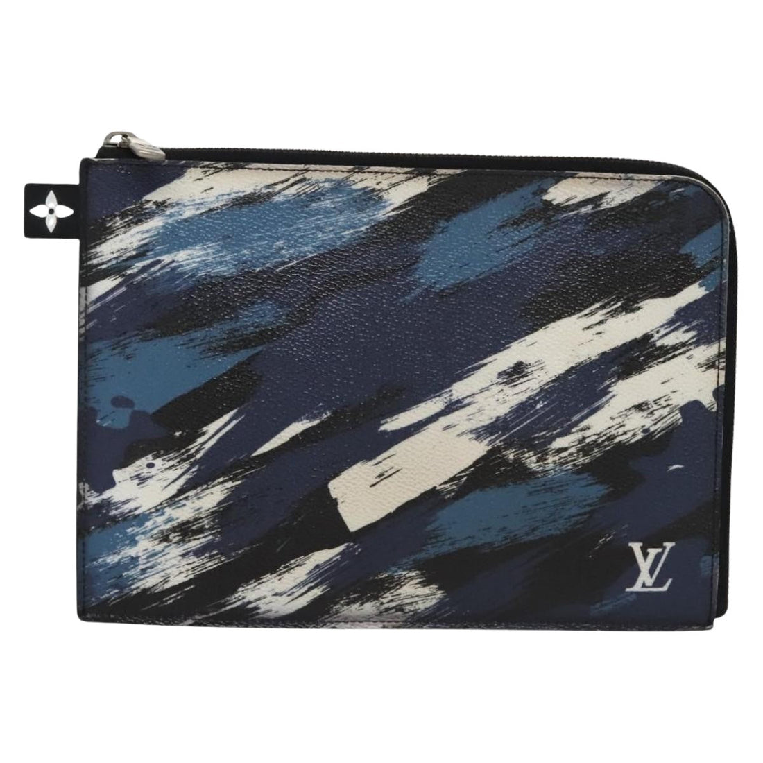 Louis Vuitton Pochette Jour Blue Leather Clutch Bag (Pre-Owned) - Unisex > Unisex Accessories > Unisex Clutches
