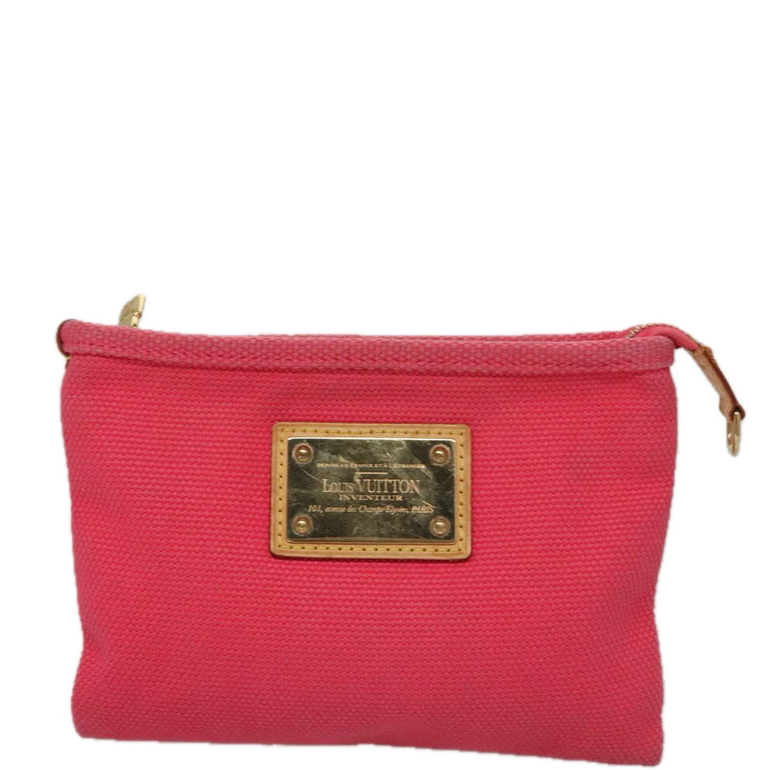 Louis Vuitton Antigua Pink Canvas Clutch Bag (Pre-Owned) - Womens > Womens Handbags > Womens Clutches & Evening Bags
