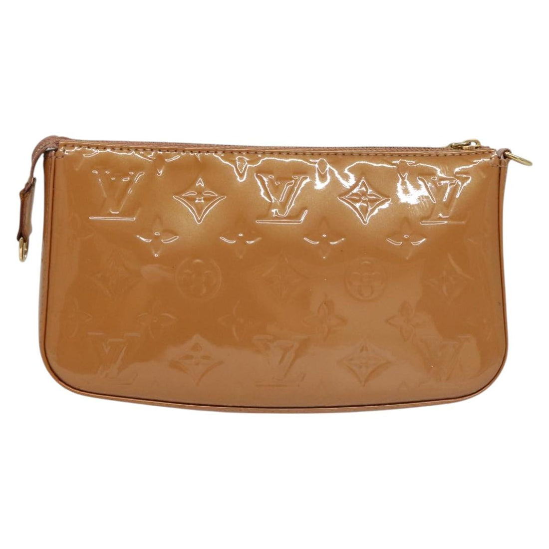 Louis Vuitton Pochette Accessoire Brown Patent Leather Clutch Bag (Pre-Owned) - Womens > Womens Handbags > Womens Clutches & Evening Bags