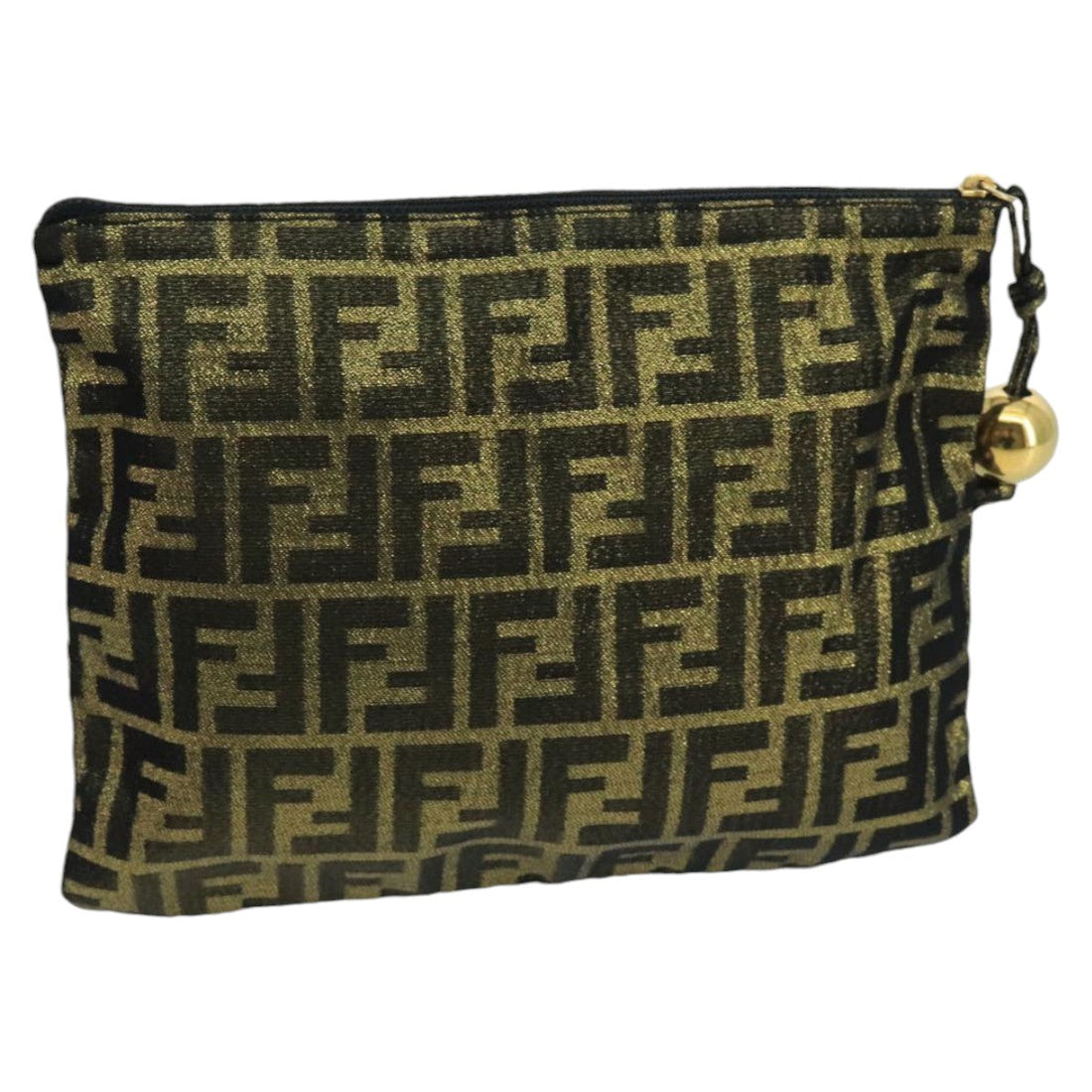 Fendi Brown Canvas Clutch Bag () - Handbags, Wallets & Cases