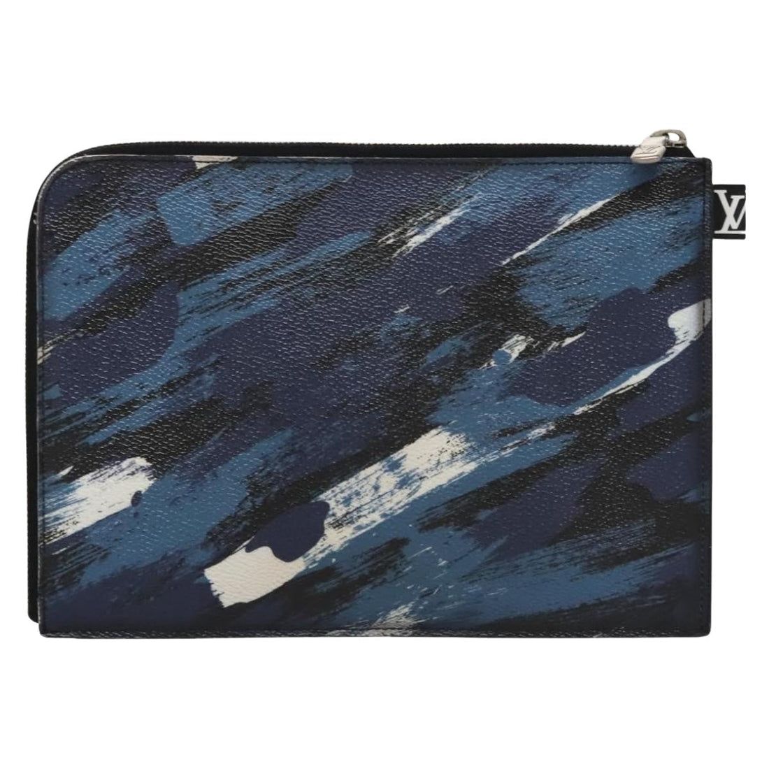 Louis Vuitton Pochette Jour Blue Leather Clutch Bag (Pre-Owned) - Unisex > Unisex Accessories > Unisex Clutches