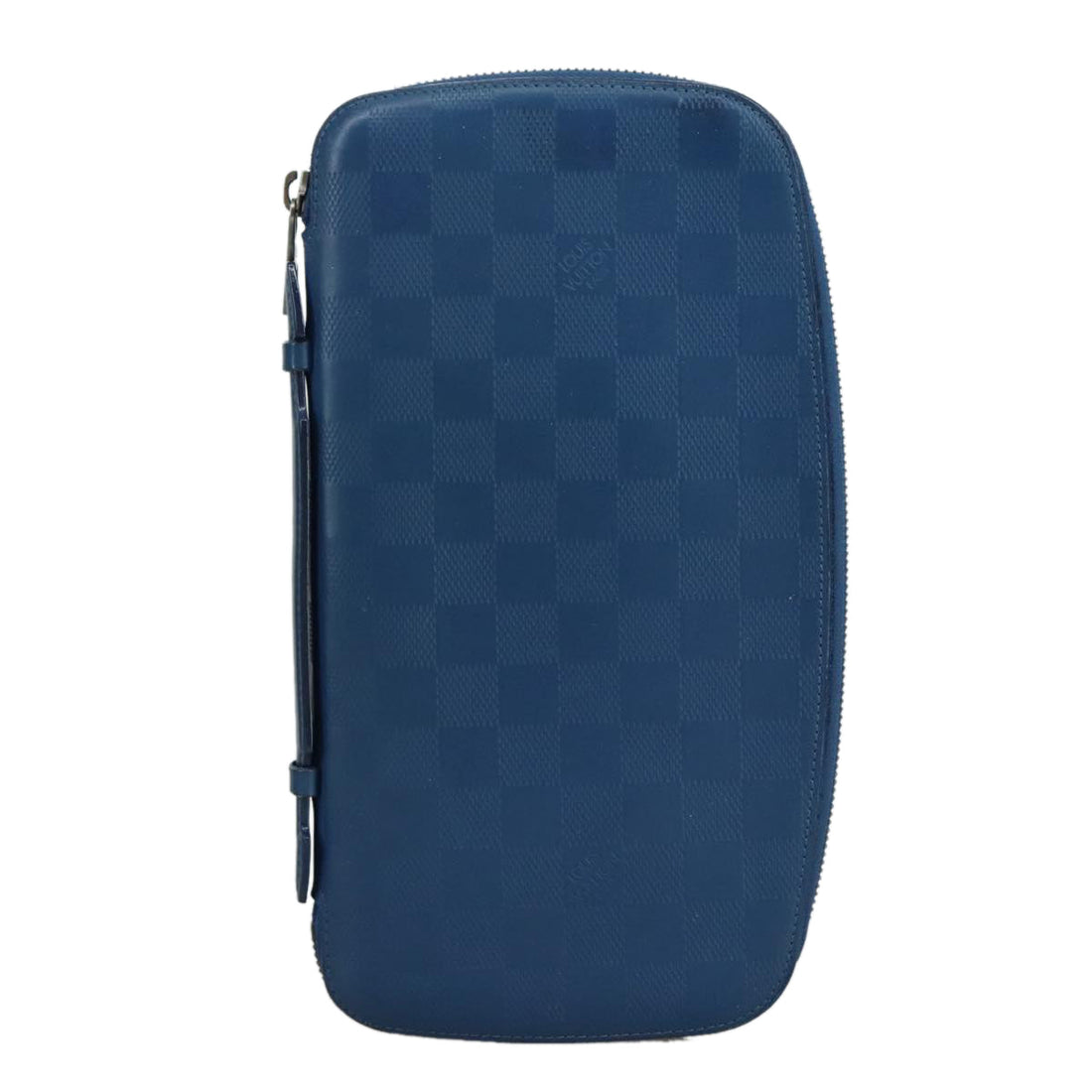 Louis Vuitton Atholl Blue Leather Clutch Bag (Pre-Owned) - Unisex > Unisex Accessories > Unisex Clutches