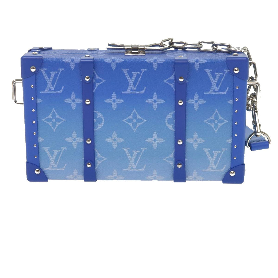 Louis Vuitton Blue Leather Clutch Bag (Pre-Owned) - Womens > Womens Handbags > Womens Clutches & Evening Bags