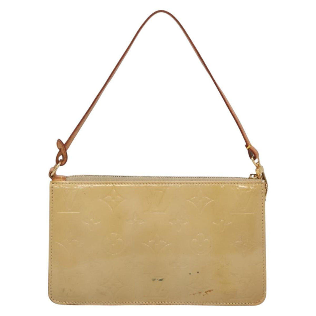 Louis Vuitton Lexington Beige Patent Leather Clutch Bag (Pre-Owned) - Womens > Womens Handbags > Womens Clutches & Evening Bags
