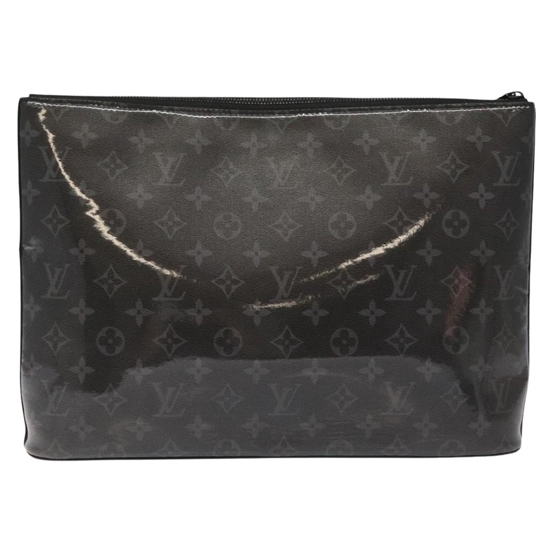 Louis Vuitton Pochette Cosmos Black Leather Clutch Bag (Pre-Owned) - Unisex > Unisex Accessories > Unisex Clutches