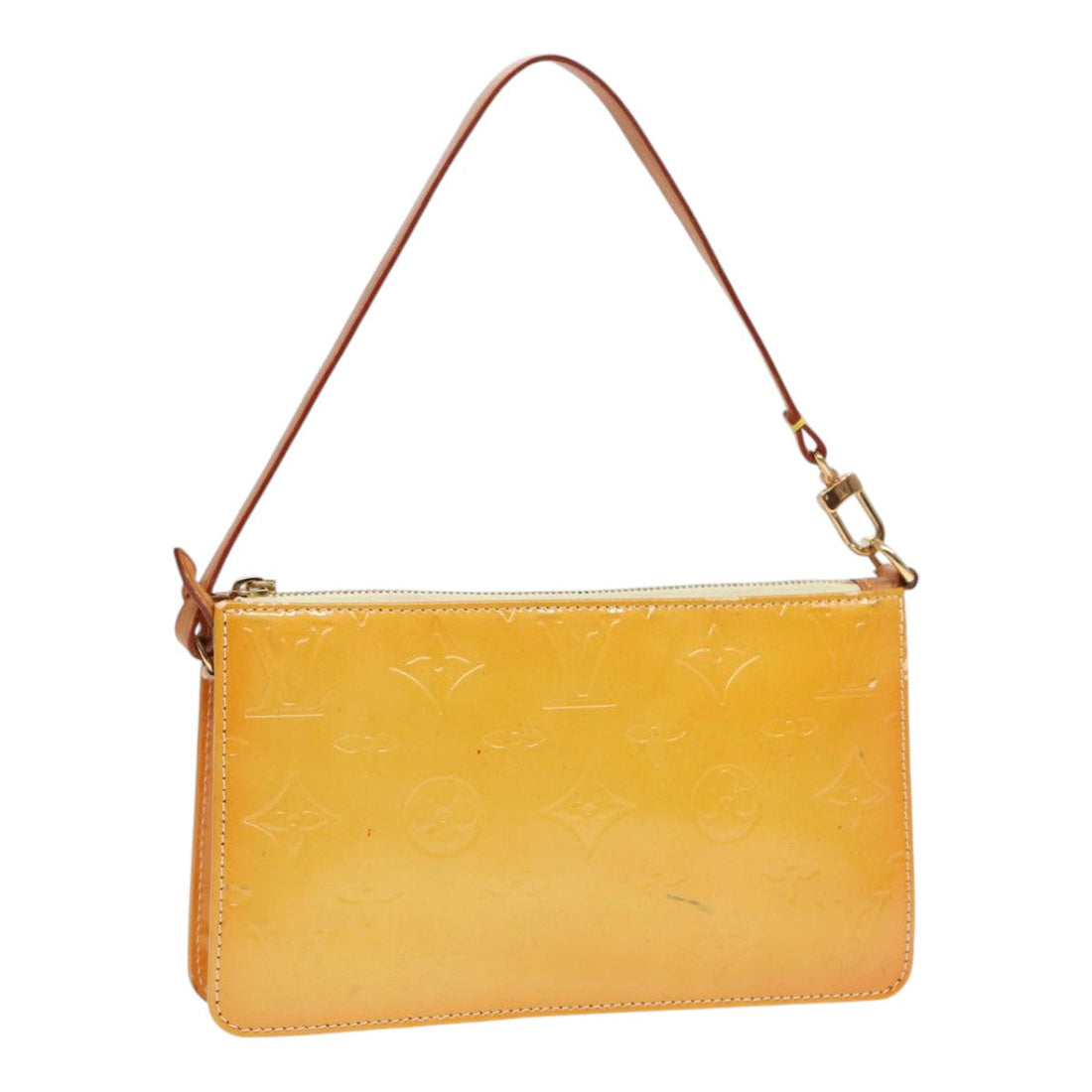 Louis Vuitton Lexington Yellow Patent Leather Clutch Bag (Pre-Owned) - Womens > Womens Handbags > Womens Clutches & Evening Bags