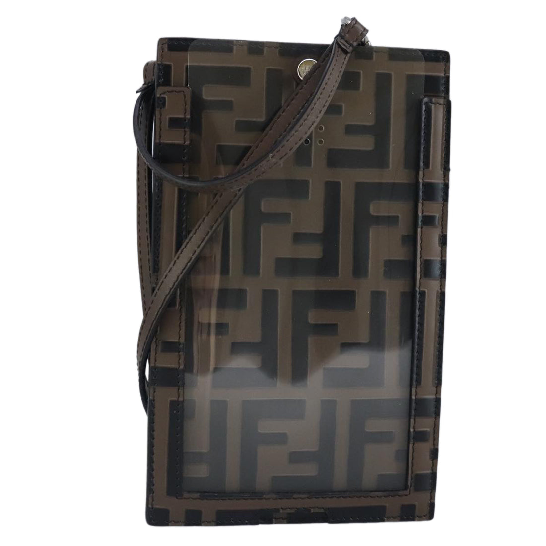 Fendi Zucca Brown Canvas Clutch Bag () - Handbags, Wallets & Cases