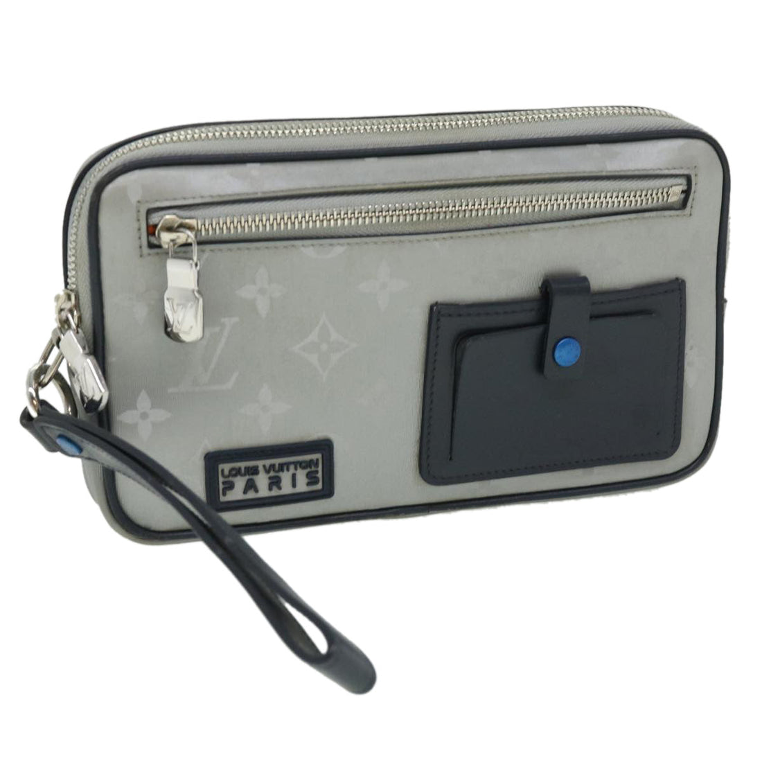 Louis Vuitton Alpha Silver Synthetic Clutch Bag (Pre-Owned) - Unisex > Unisex Accessories > Unisex Clutches