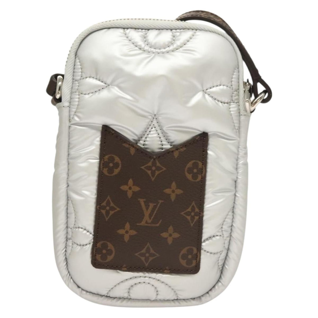 Louis Vuitton Photo Case Silver Canvas Clutch Bag (Pre-Owned) - Womens > Womens Handbags > Womens Clutches & Evening Bags