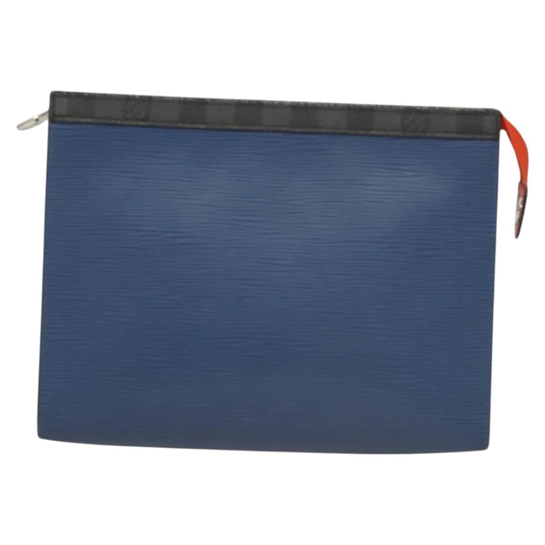 Louis Vuitton Pochette Voyage Blue Leather Clutch Bag (Pre-Owned) - Womens > Womens Handbags > Womens Clutches & Evening Bags