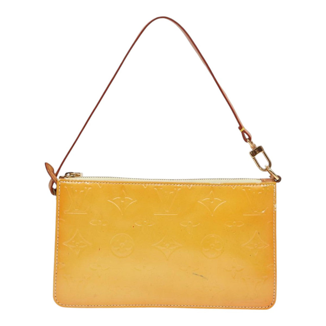 Louis Vuitton Lexington Yellow Patent Leather Clutch Bag (Pre-Owned) - Womens > Womens Handbags > Womens Clutches & Evening Bags