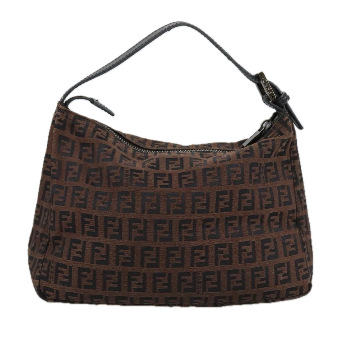 Fendi Zucchino Brown Canvas Clutch Bag () - Handbags, Wallets & Cases