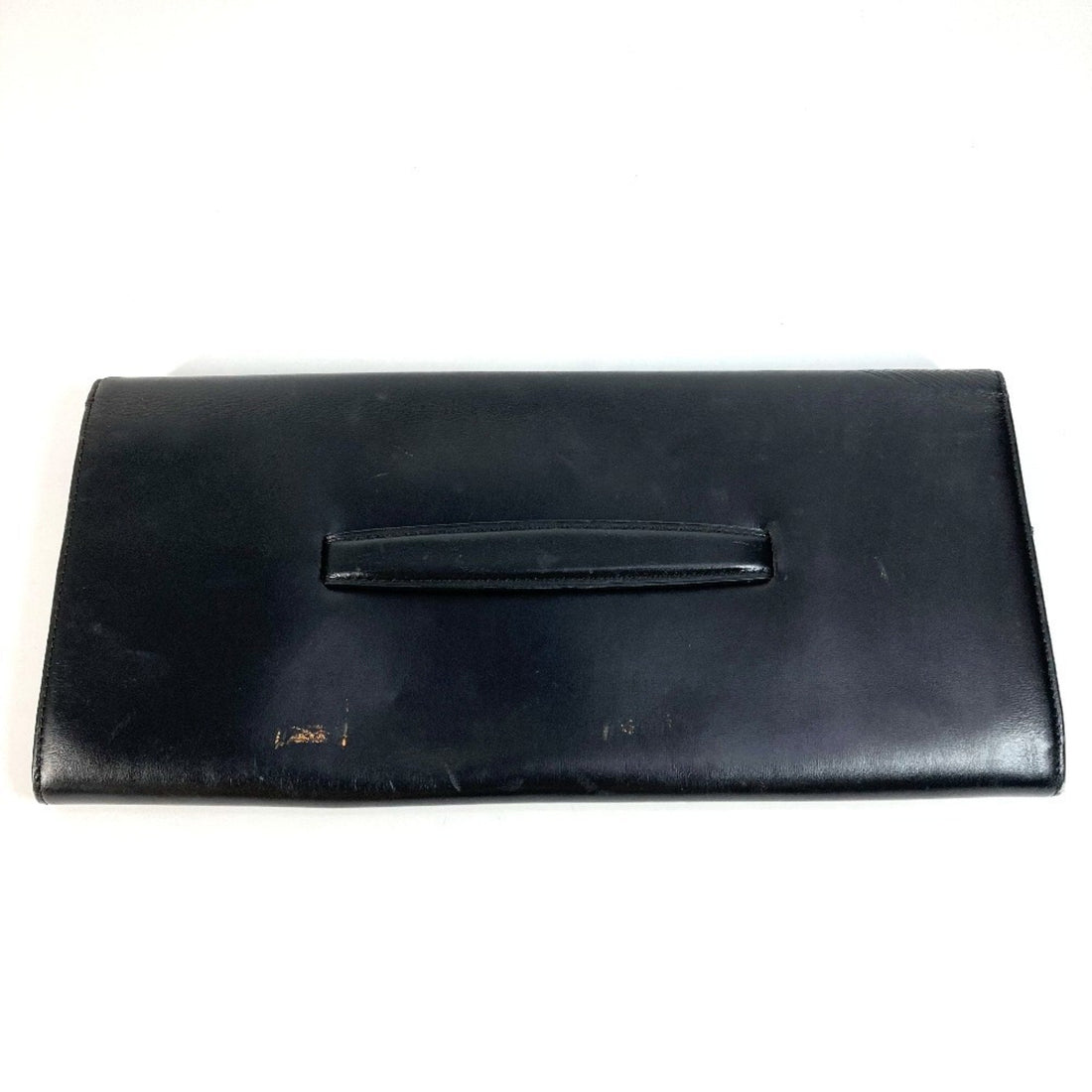 Louis Vuitton Black Leather Clutch Bag (Pre-Owned) - Womens > Womens Handbags > Womens Clutches & Evening Bags