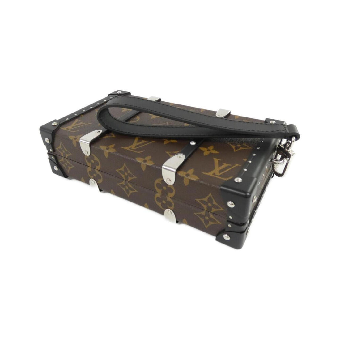 Louis Vuitton Coated Canvas Brown Clutch Bags - CLUTCH BAGS