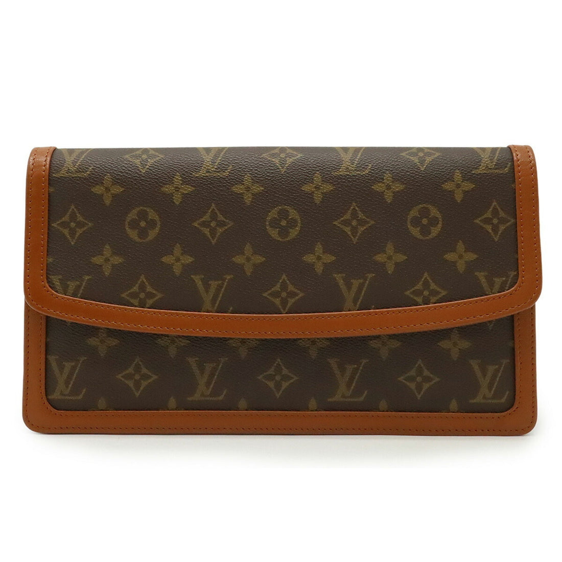 Louis Vuitton Monogram Canvas Brown Clutch Bags - CLUTCH BAGS