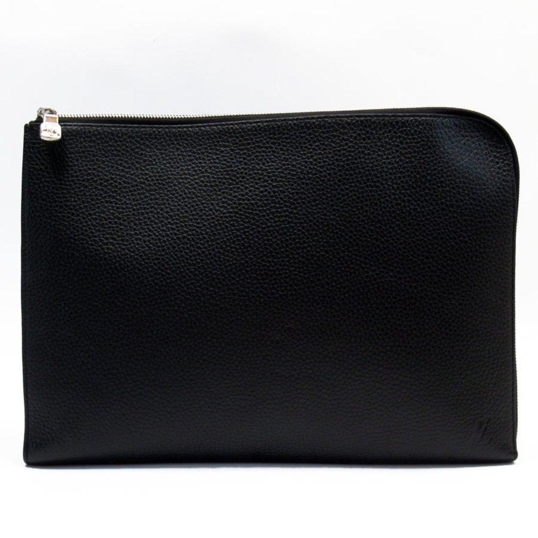 Louis Vuitton Noir Leather Clutch Bag Pochette (Pre-Owned) - Mens > Mens Accessories > Mens Bags & Briefcases