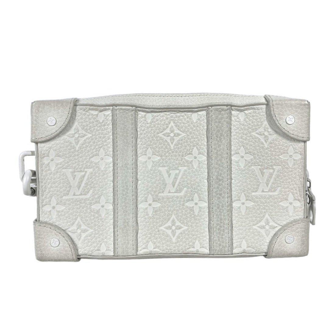 Louis Vuitton White Leather Clutch Bag Shoulder Bag (Pre-Owned) - Womens > Womens Handbags > Womens Shoulder Bags & Hobos