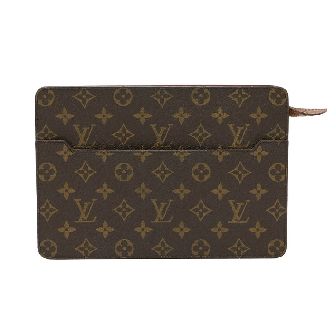 Louis Vuitton Brown Galle Monogram Monogram Clutch Bag Pochette (Pre-Owned) - Womens > Womens Handbags > Womens Clutches & Evening Bags