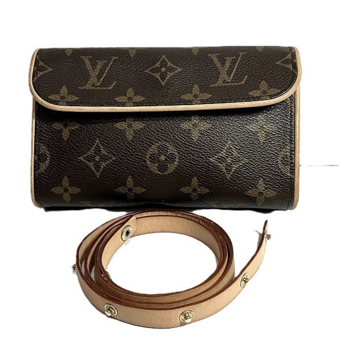Louis Vuitton Brown Monogram Monogram Clutch Bag Fanny Pack Pochette (Pre-Owned)