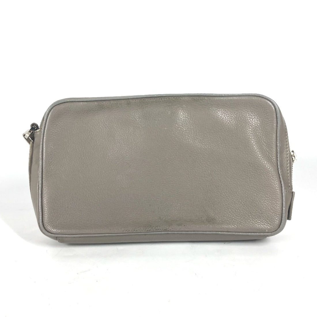 Christian Dior Gray Leather Clutch Bag () - Handbags, Wallets & Cases