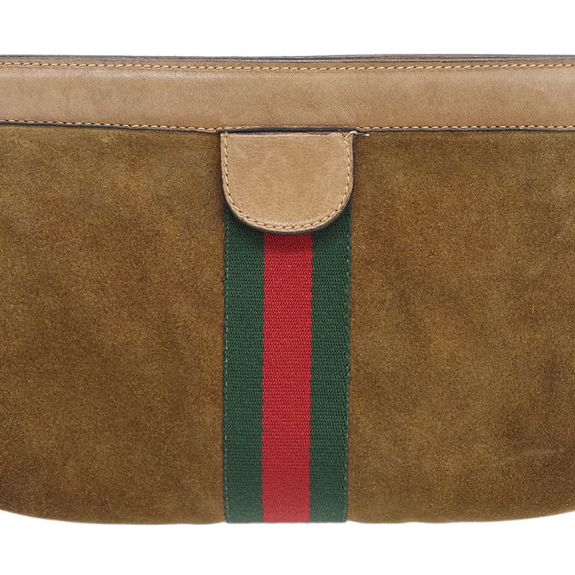 GUCCI Vintage Clutch Bag Sherry Line Perfume Suede Second Women's - Gucci - 2