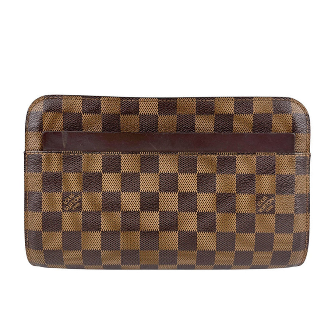 Louis Vuitton Damier Canvas Ebene Galle Damier Canvas Clutch Bag (Pre-Owned) - Womens > Womens Handbags > Womens Clutches & Evening Bags