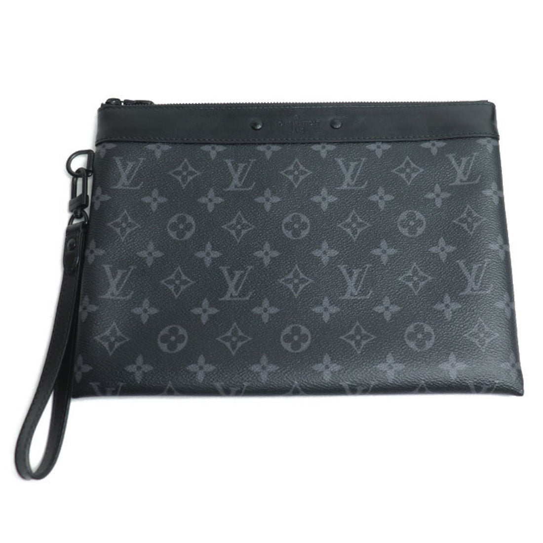 Louis Vuitton Black Monogram Eclipse Clutch Bag Pochette (Pre-Owned) - Mens > Mens Accessories > Mens Bags & Briefcases