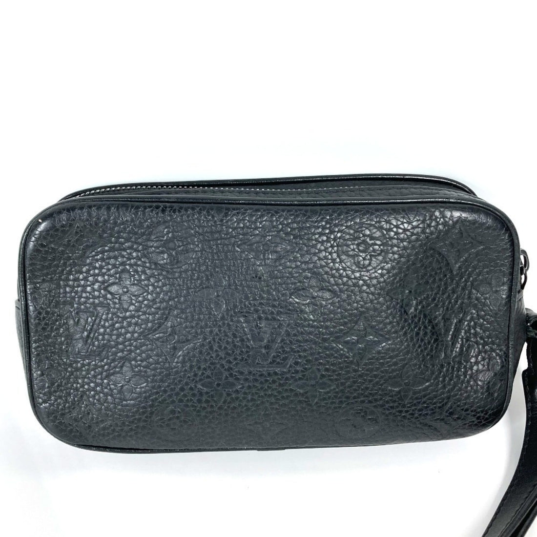 Louis Vuitton Black Noir Leather Clutch Bag Pouch (Pre-Owned) - Womens > Womens Handbags > Womens Clutches & Evening Bags