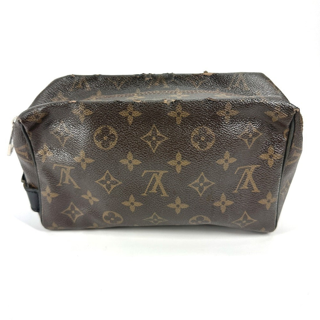 Louis Vuitton Black Brown Monogram Canvas Clutch Bag Pouch (Pre-Owned) - Womens > Womens Handbags > Womens Clutches & Evening Bags