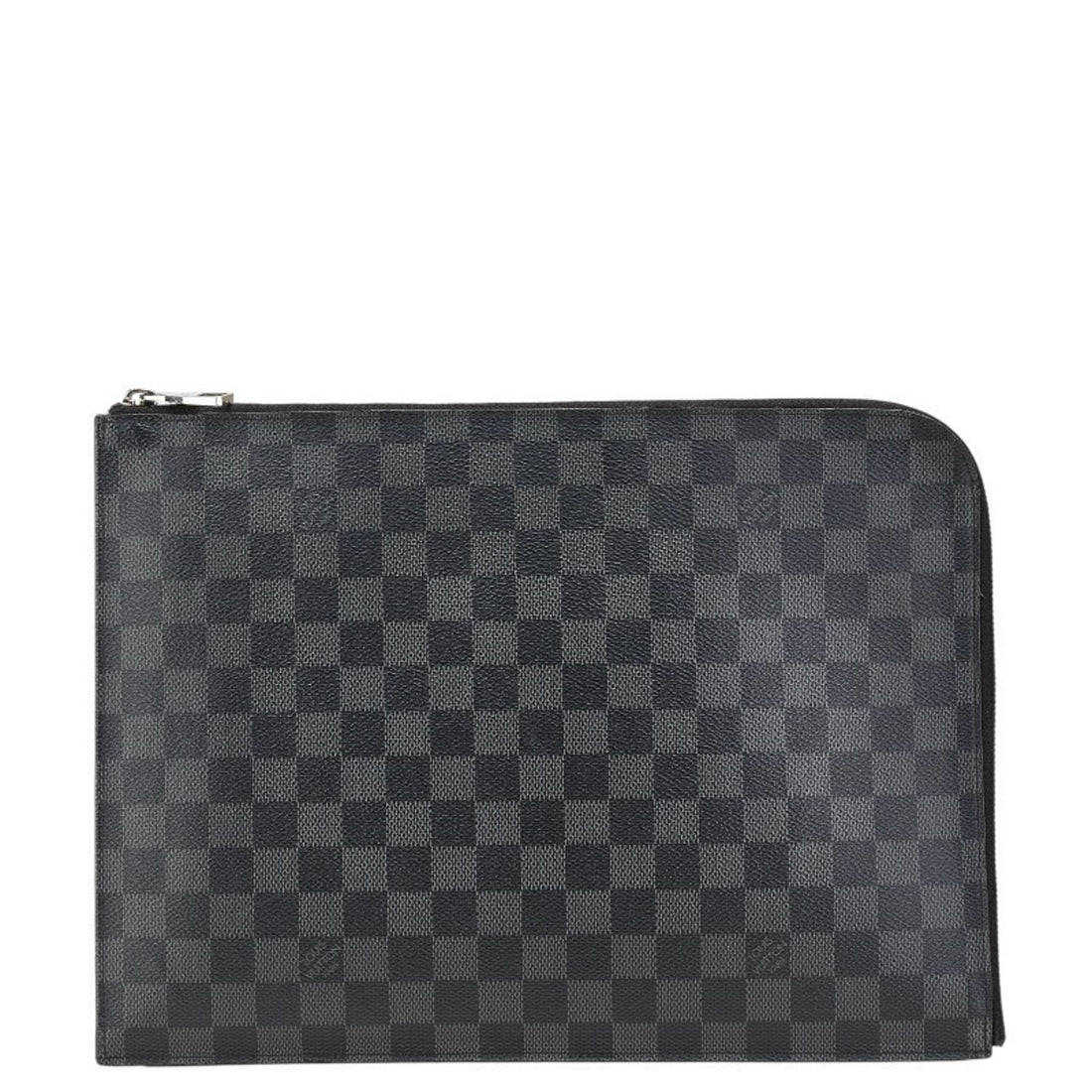 Louis Vuitton Black Pvc Leather Clutch Bag Pochette (Pre-Owned) - Mens > Mens Accessories > Mens Bags & Briefcases
