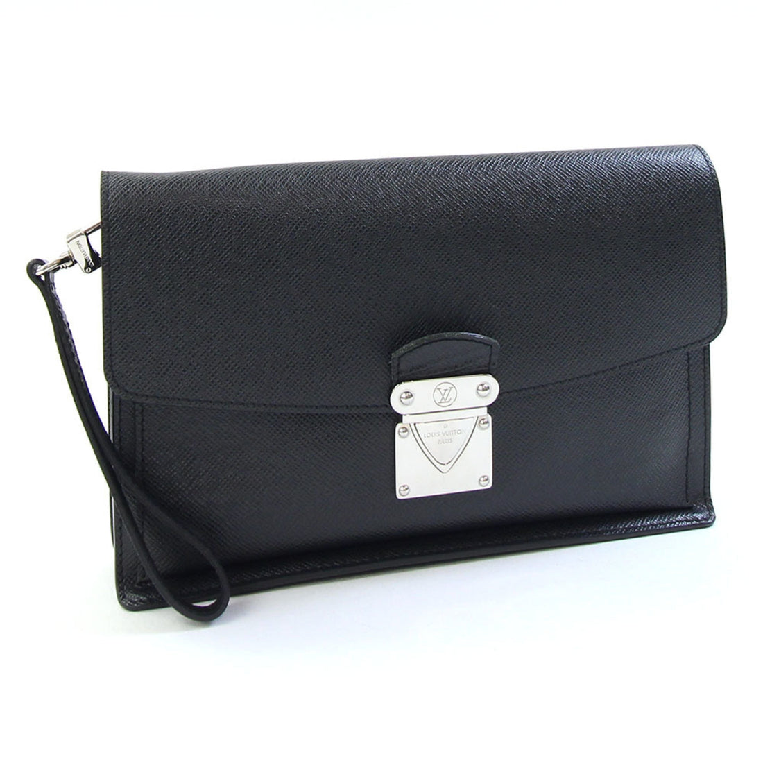 Louis Vuitton Taiga Ardoise Taiga Leather Clutch Bag (Pre-Owned) - Mens > Mens Accessories > Mens Bags & Briefcases
