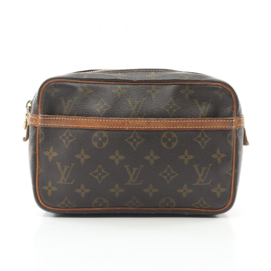 Louis Vuitton Brown Monogram Monogram Clutch Bag (Pre-Owned) - Womens > Womens Handbags > Womens Clutches & Evening Bags