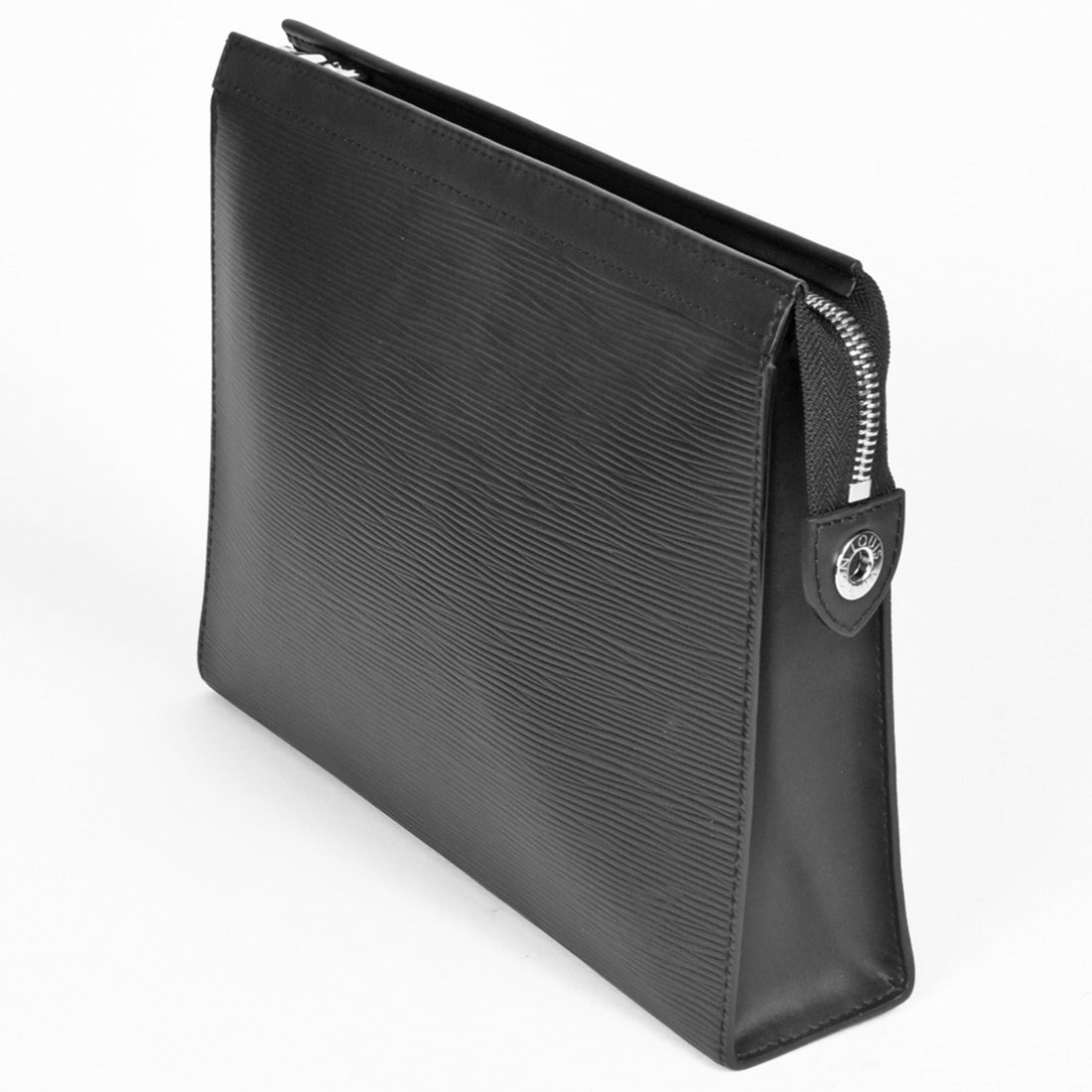 Louis Vuitton Black Noir Epi Leather Clutch Bag Pochette (Pre-Owned) - Mens > Mens Accessories > Mens Bags & Briefcases