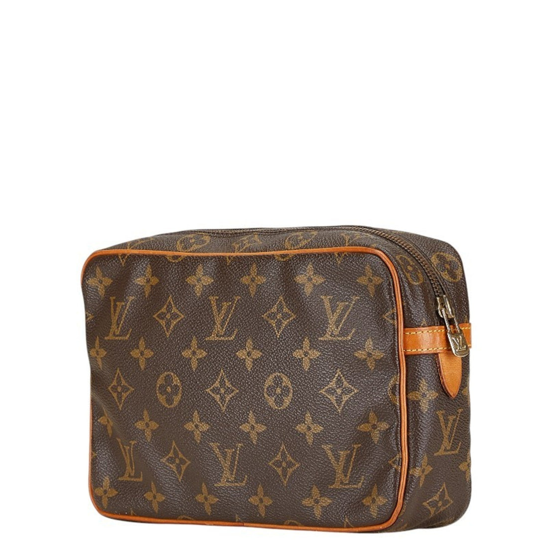 Louis Vuitton Brown Pvc Leather Clutch Bag (Pre-Owned) - Womens > Womens Handbags > Womens Clutches & Evening Bags