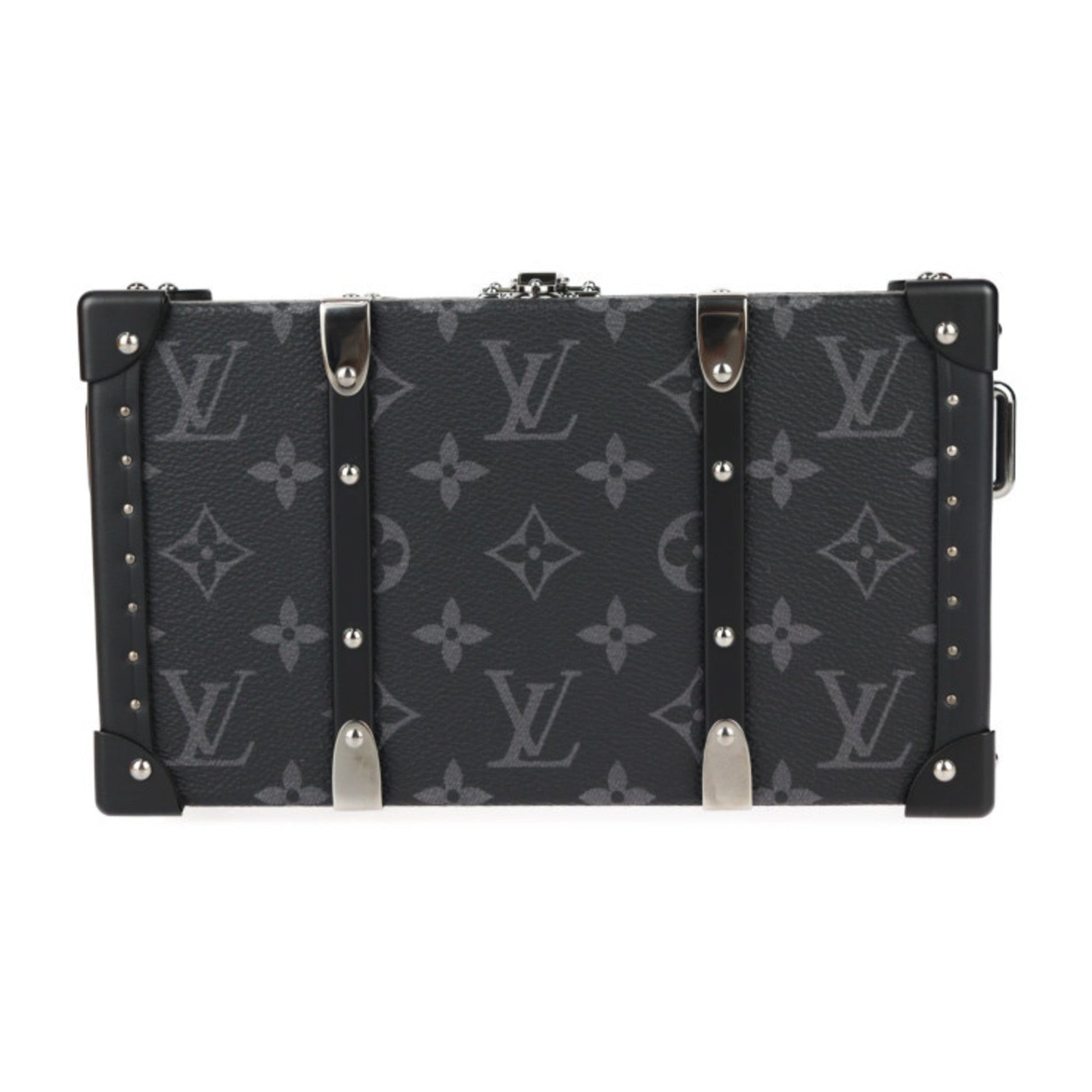 Louis Vuitton Black Gray Monogram Eclipse Clutch Bag Shoulder Bag (Pre-Owned) - Womens > Womens Handbags > Womens Shoulder Bags & Hobos - 2