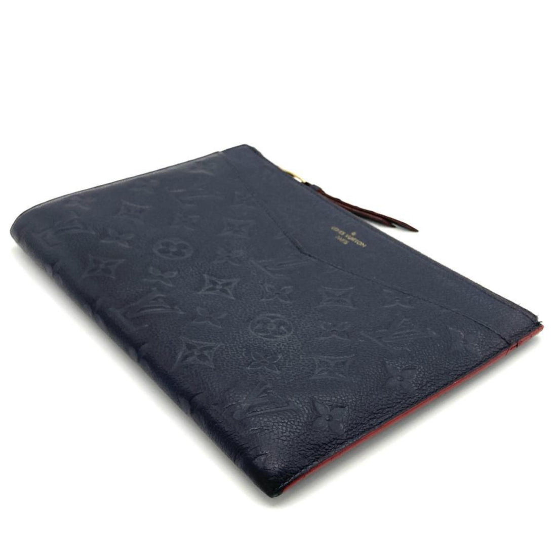 Louis Vuitton Marine Rouge Navy Monogram Empreinte Clutch Bag Pochette (Pre-Owned) - Womens > Womens Handbags > Womens Clutches & Evening Bags