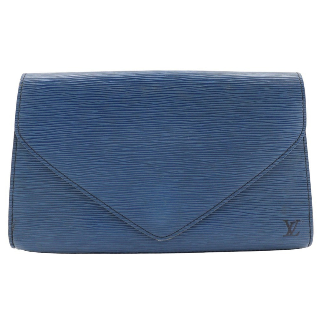 Louis Vuitton Blue Toledo Blue Epi Leather Clutch Bag (Pre-Owned) - Womens > Womens Handbags > Womens Clutches & Evening Bags
