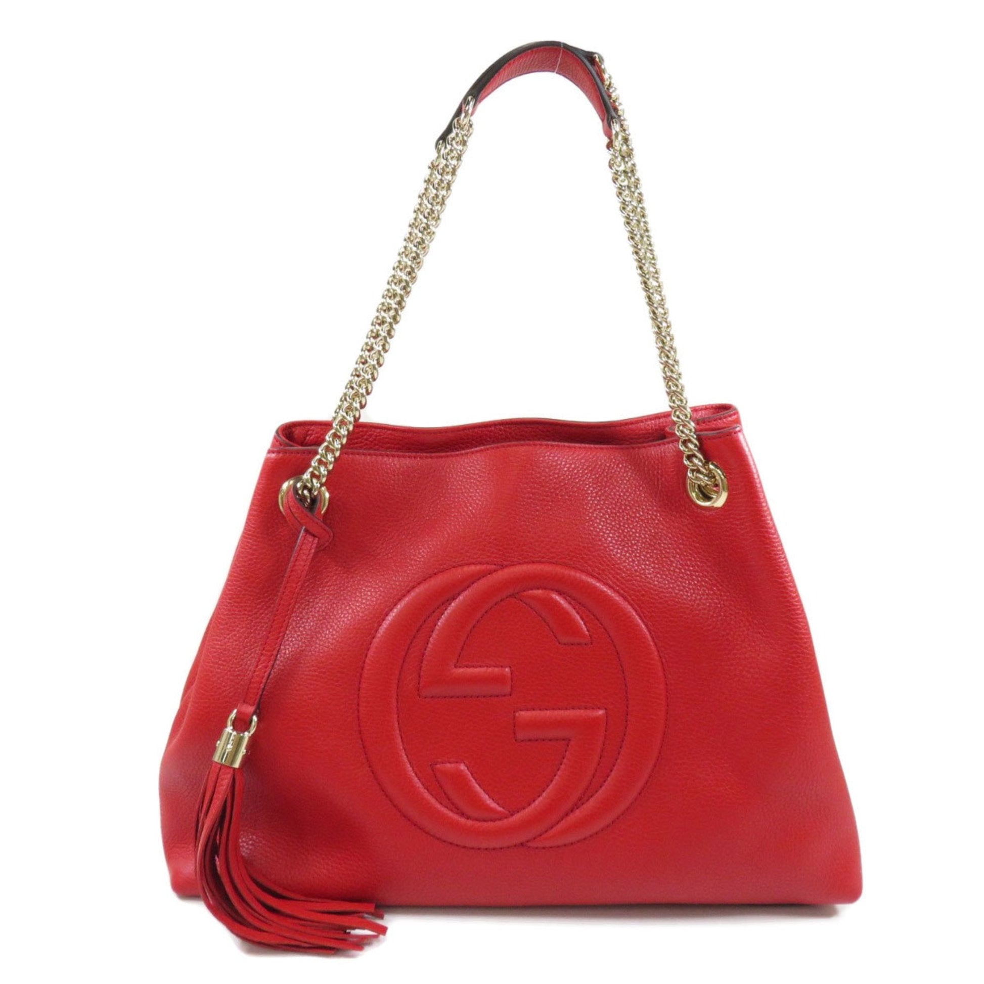 Gucci 536196 Soho Interlocking G Tote Bag Calf Ladies GUCCI - Gucci