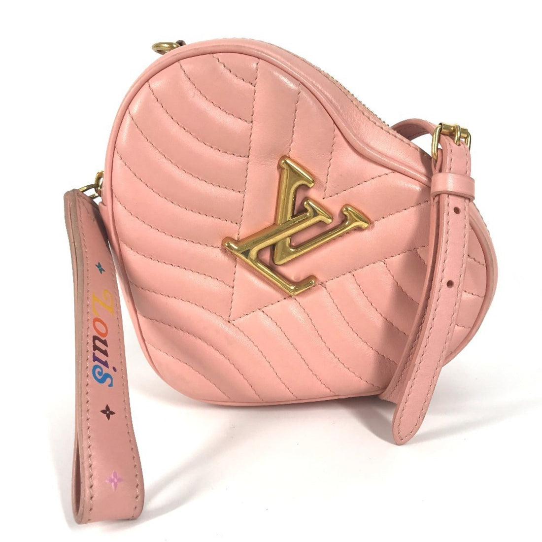 Louis Vuitton Pink Leather Clutch Bag Pochette Shoulder Bag (Pre-Owned) - Womens > Womens Handbags > Womens Shoulder Bags & Hobos