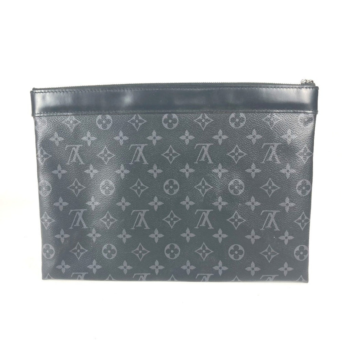 Louis Vuitton Black Monogram Eclipse Monogram Eclipse Clutch Bag Pochette Pouch (Pre-Owned)